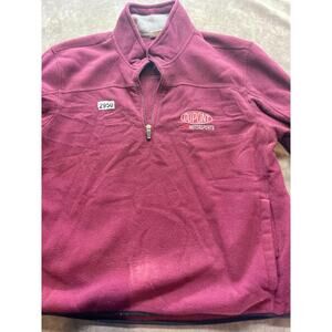 Nascar Pullover Red Sweater Dupont Motorsports‎ Vintage L large 42/44